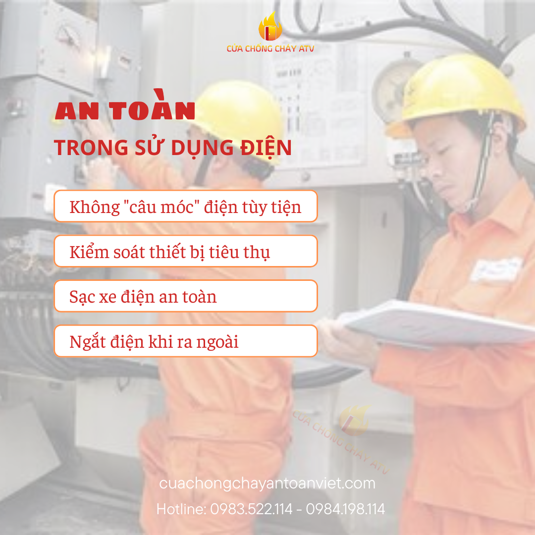 An toàn trong sử dụng điện tại nhà trọ